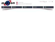 Tablet Screenshot of maksonmachines.com